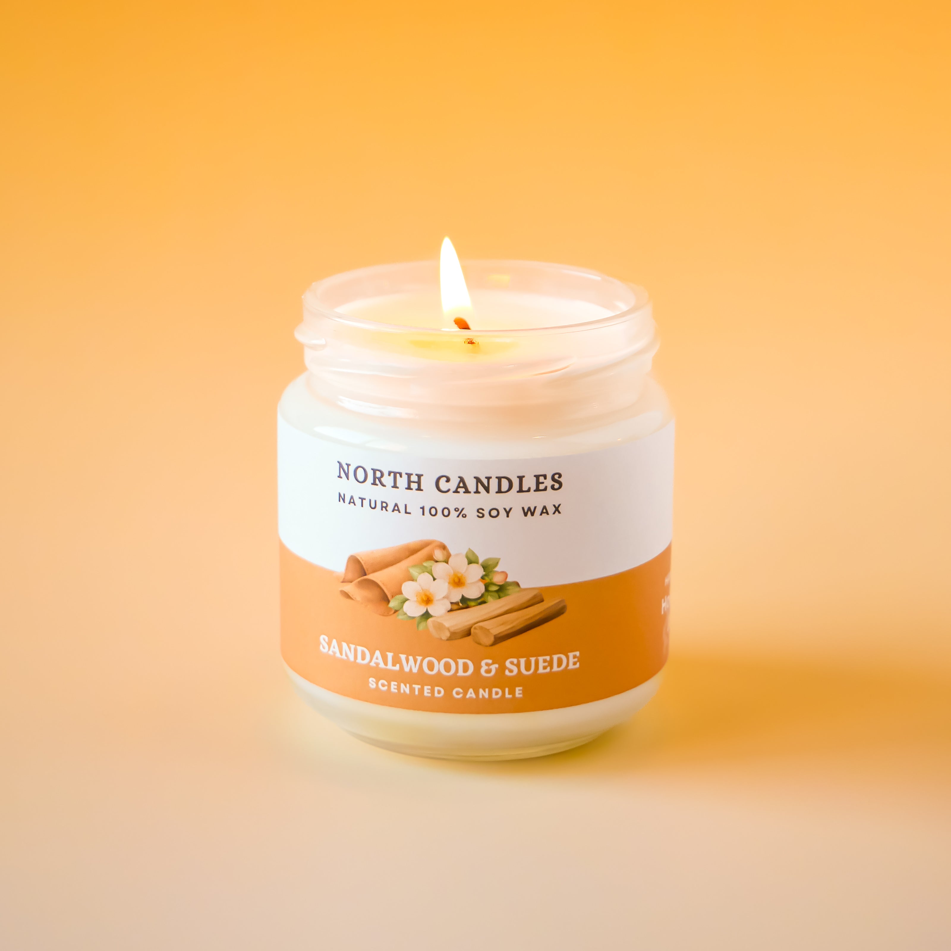 NEW サンダルウッド&スエード ビンキャンドル – North Candles