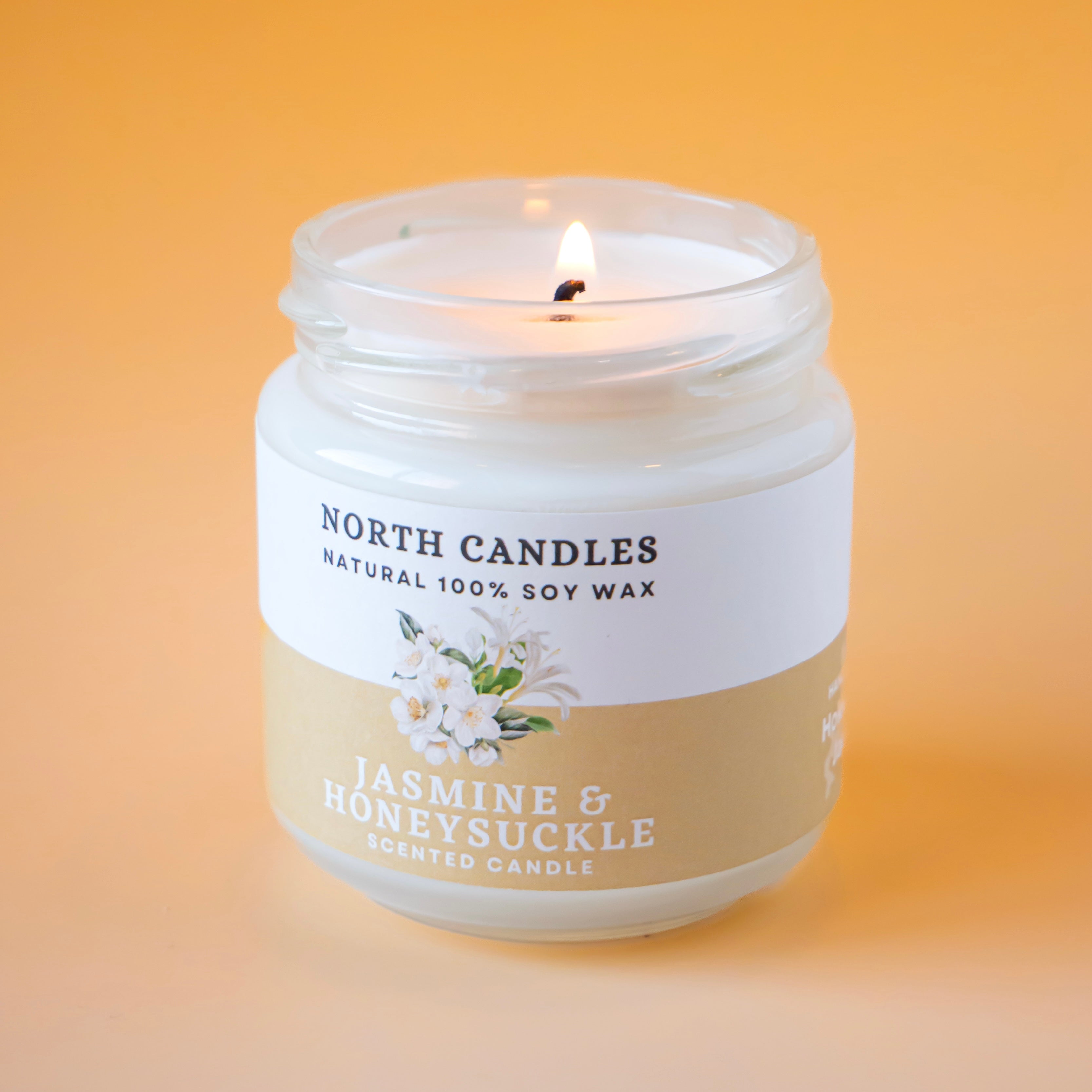 NEW ジャスミン&ハニーサックル ビンキャンドル – North Candles