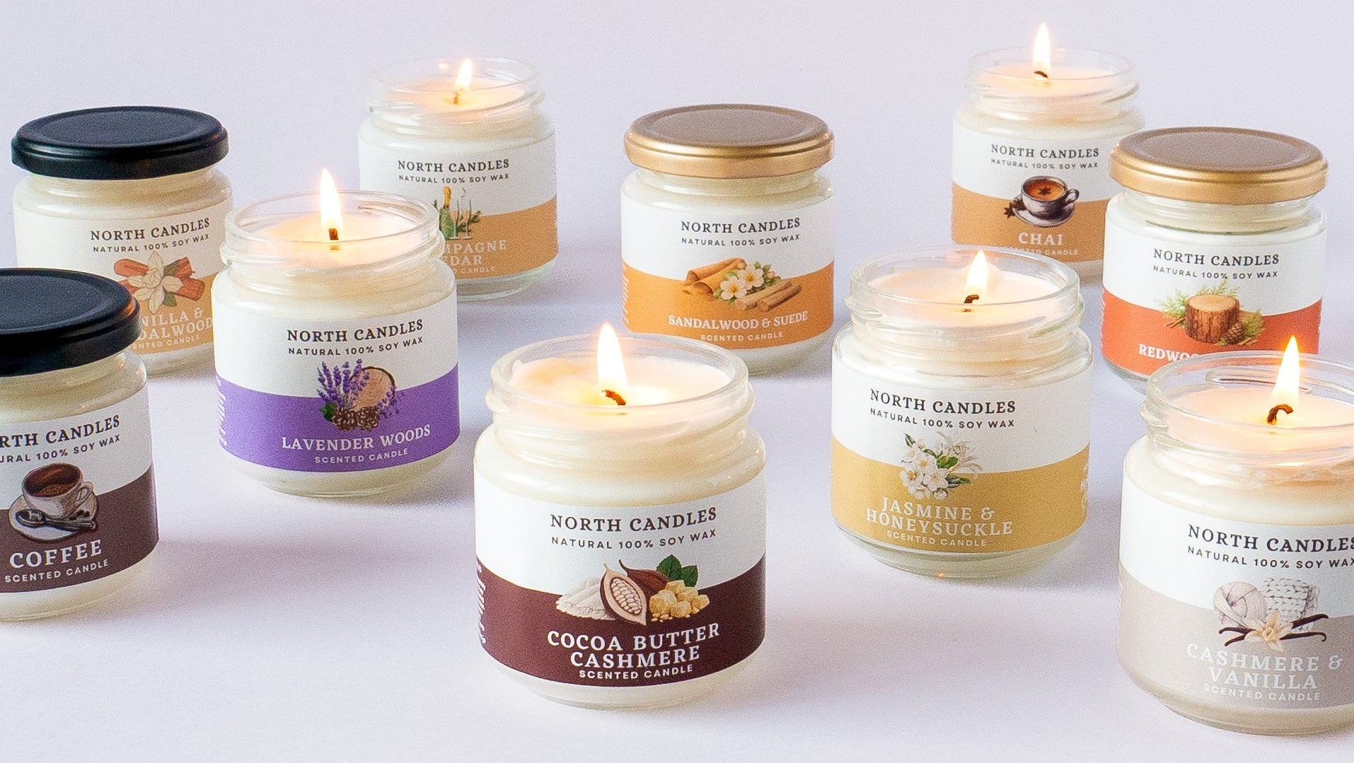 North Candles - Scented 100% Soy Candles. Handmade in Hokkaido, Japan