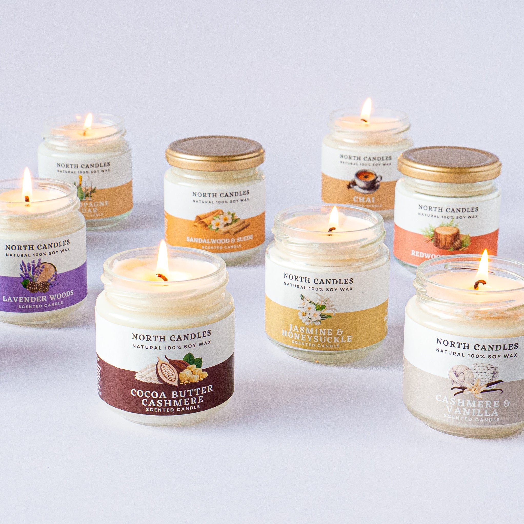 アロマビンキャンドルセット (SAVE 15-20%) ソイキャンドル ノース