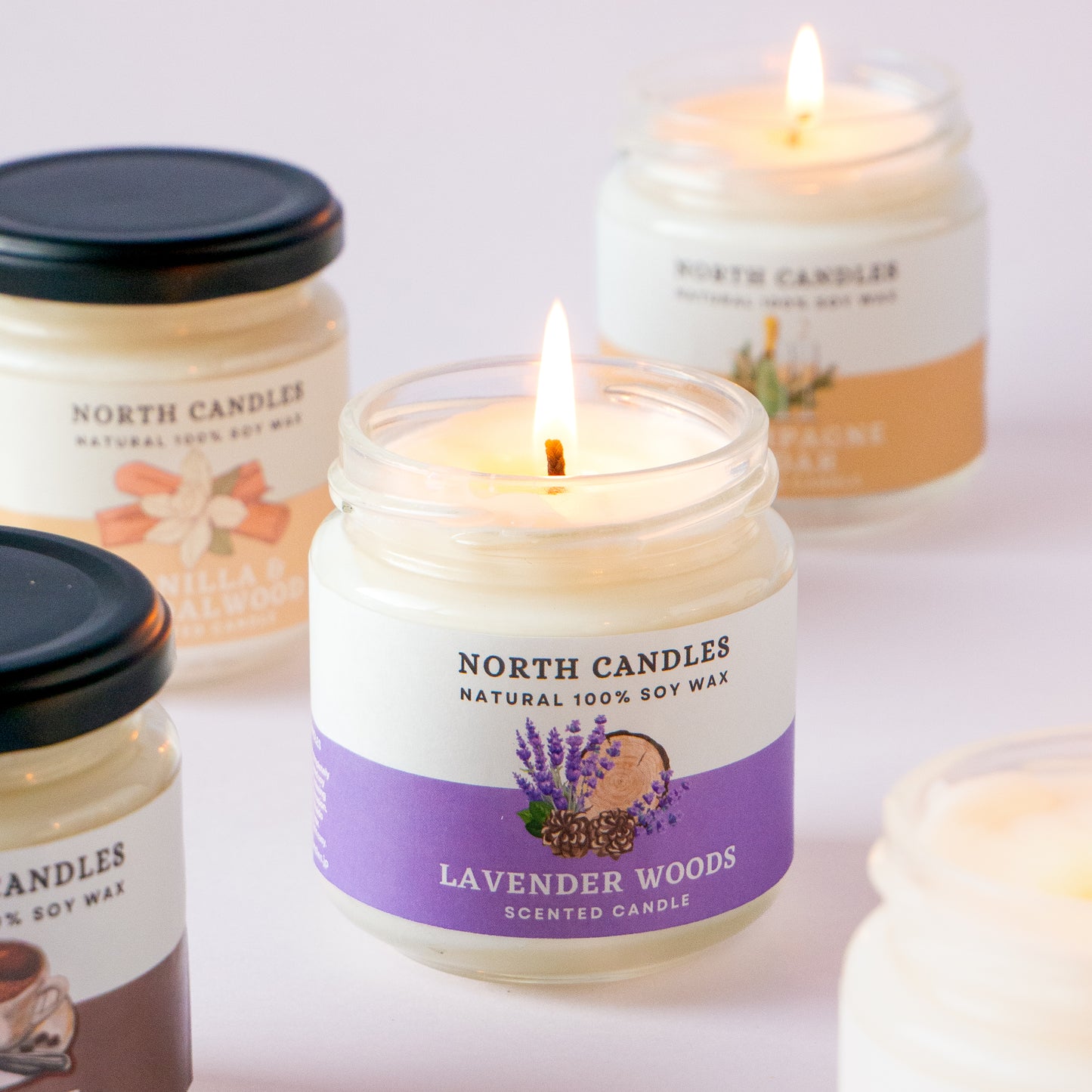 ラベンダーウッド ビンキャンドル