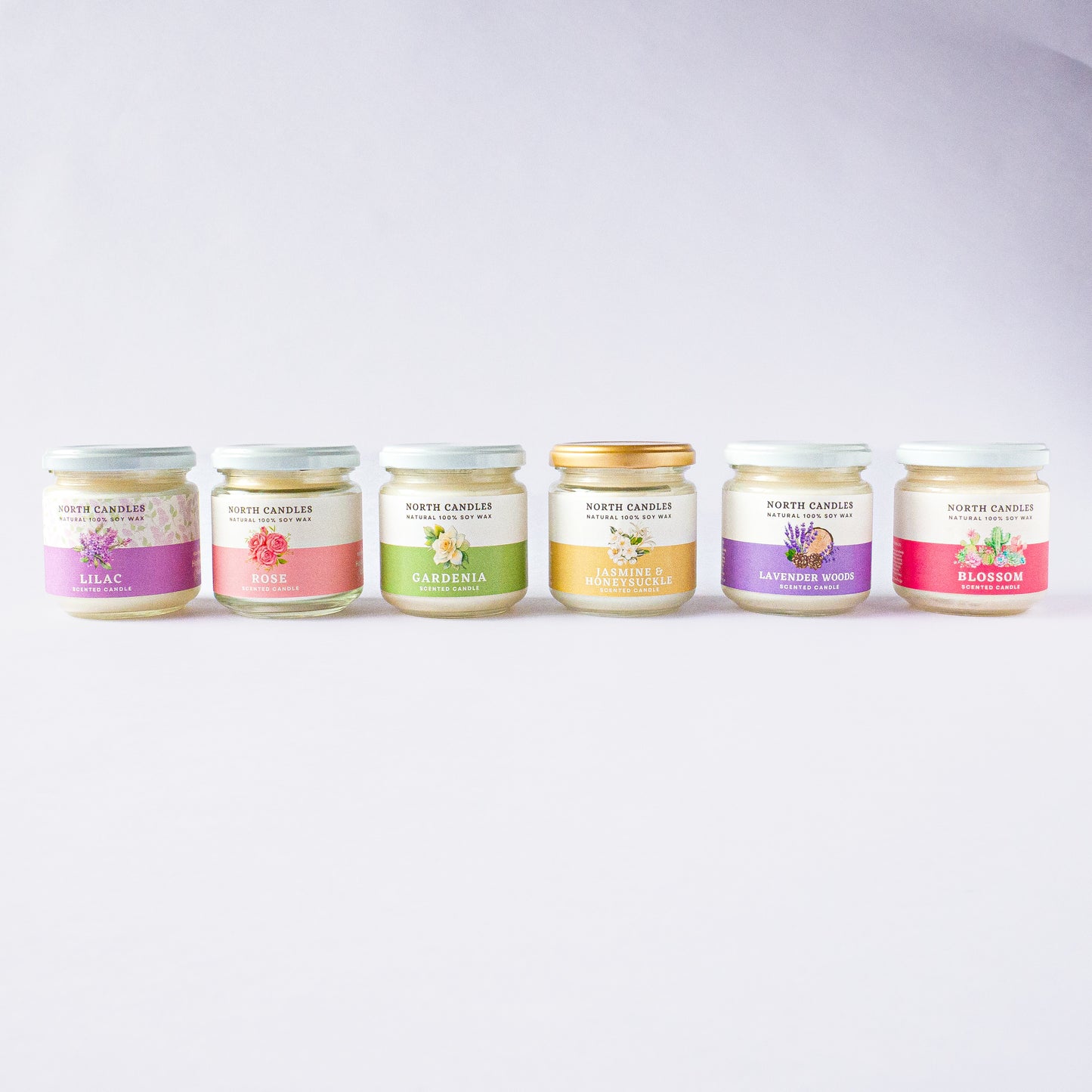 フローラルキャンドル 6 x お得セット (SAVE 25-30%)