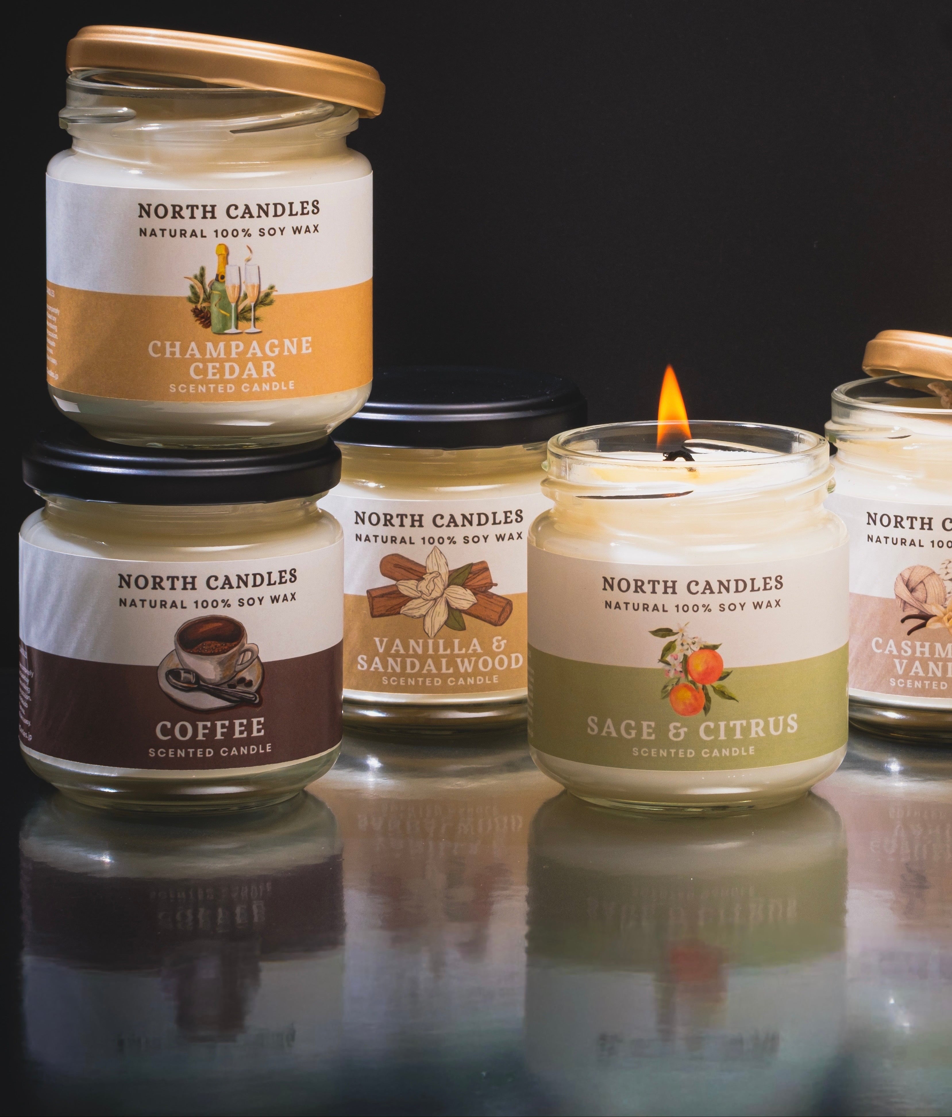 North Candles - Scented 100% Soy Candles. Handmade in Hokkaido, Japan