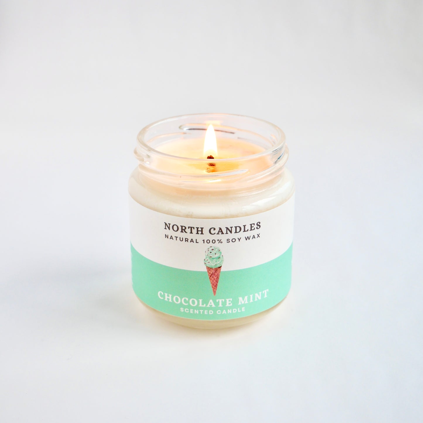 NEW - Chocolate Mint Scented Soy Candle