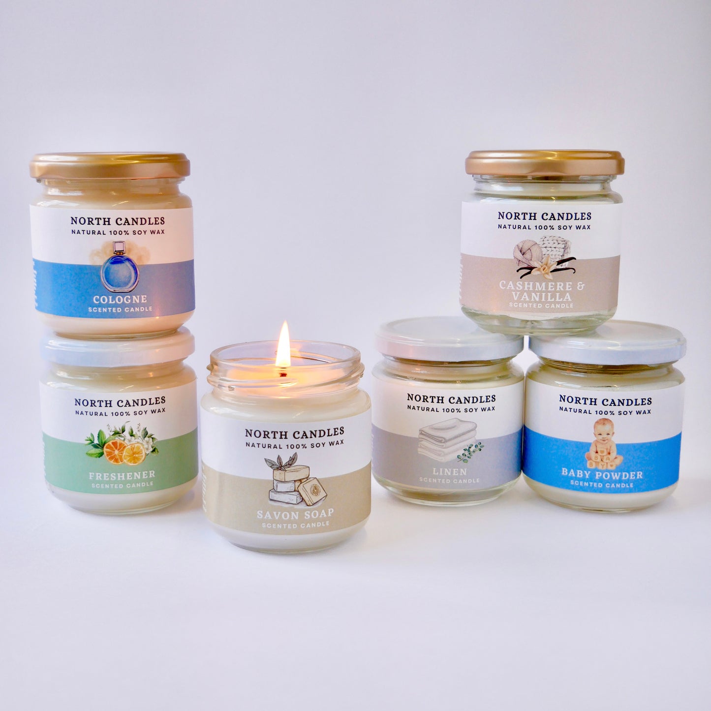 *NEW* Clean 6 x Candle Set (SAVE 25-30% OFF!)