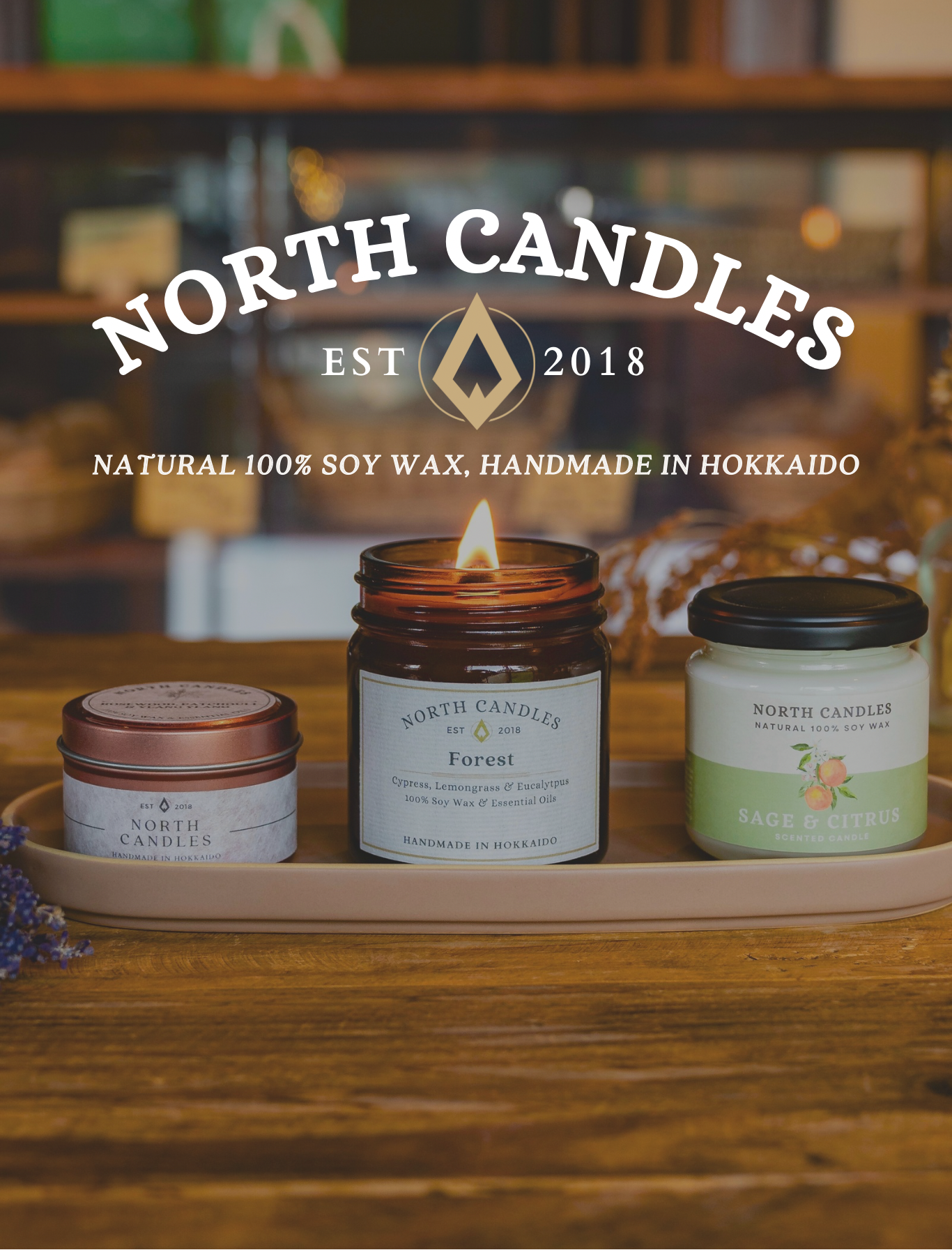 tokyo hot e974 North Candles - Scented 100% Soy Candles. Handmade in Hokkaido, Japan
