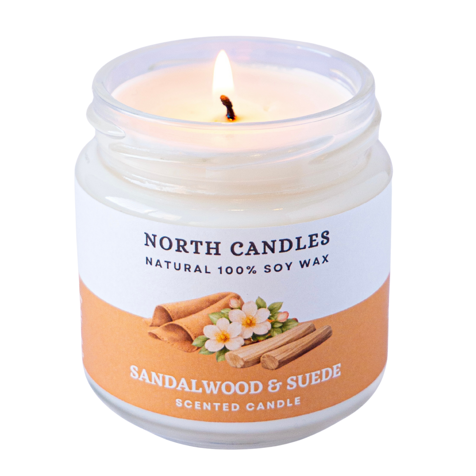 NEW サンダルウッド&スエード ビンキャンドル – North Candles