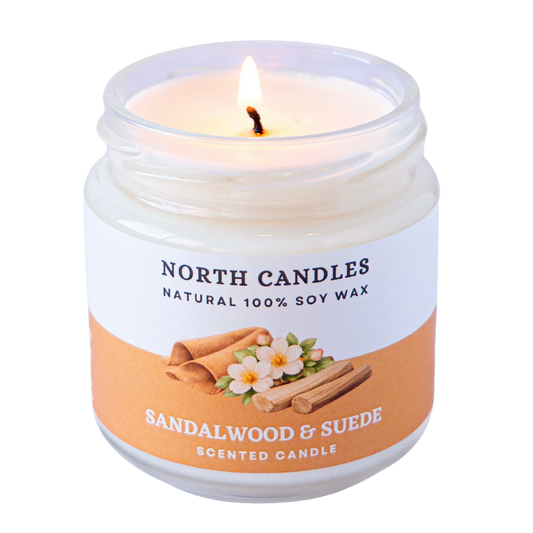NEW サンダルウッド&スエード ビンキャンドル