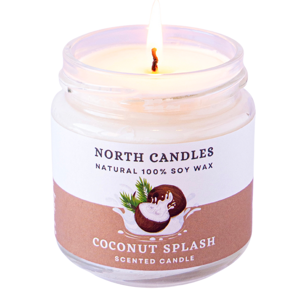 ココナッツスプラッシュビンキャンドル – North Candles