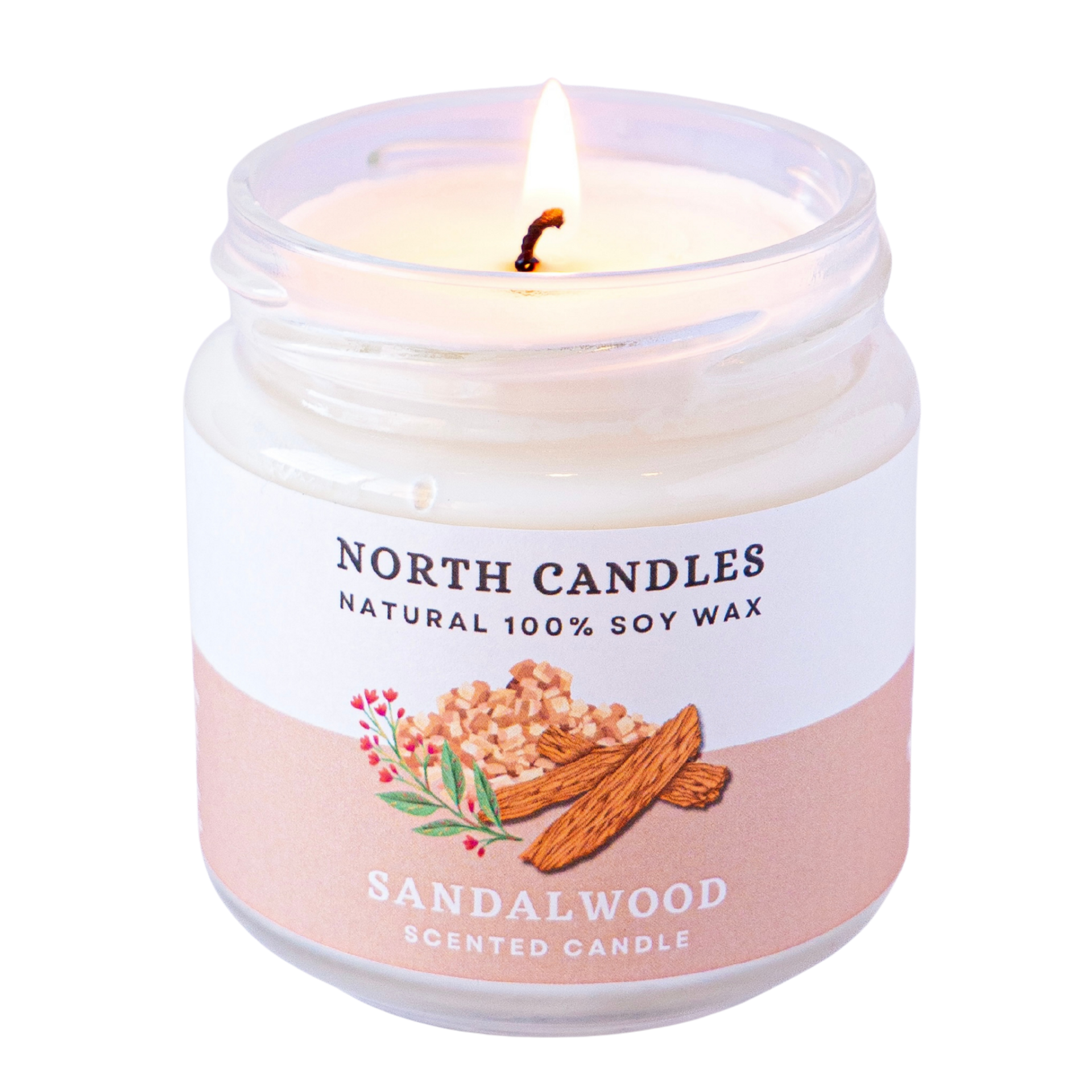 サンダルウッド ビンキャンドル – North Candles