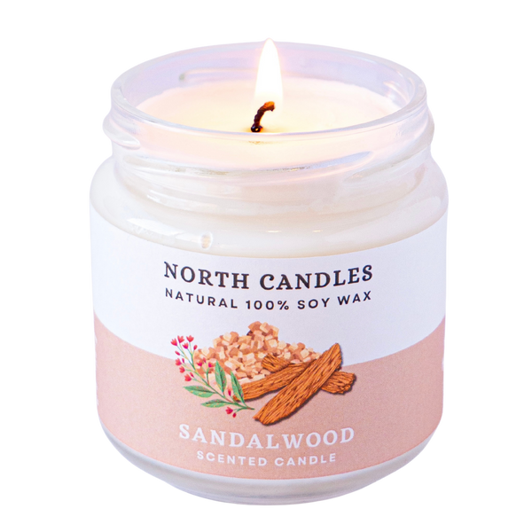 サンダルウッド ビンキャンドル – North Candles
