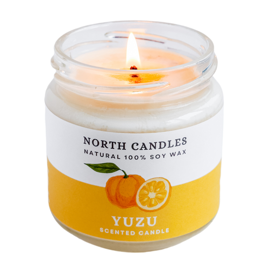 NEW - Yuzu Scented Soy Candle