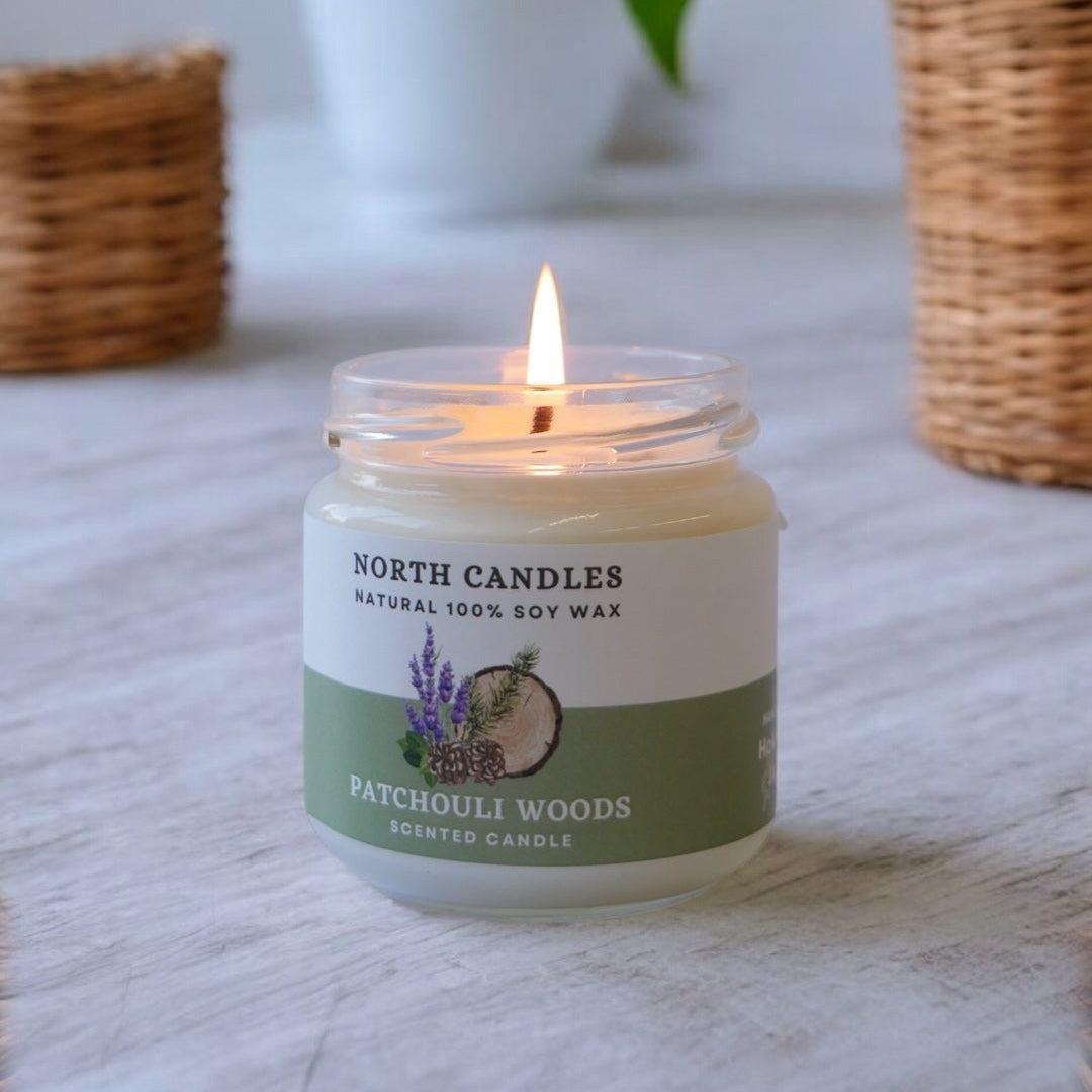 *NEW* Patchouli Woods Scented Soy Candle