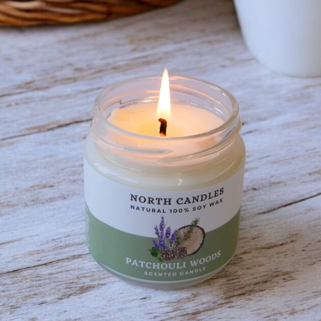 *NEW* Patchouli Woods Scented Soy Candle