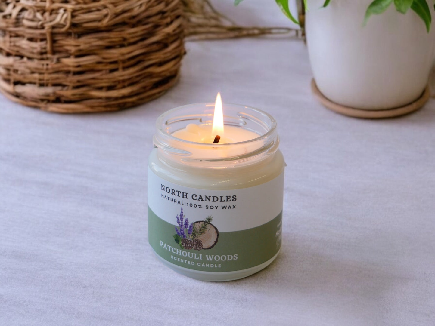 *NEW* Patchouli Woods Scented Soy Candle