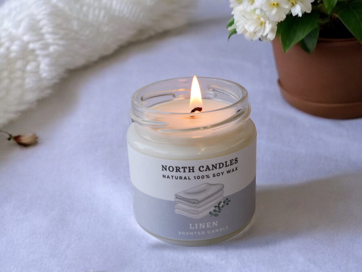 *NEW* Linen Scented Soy Candle