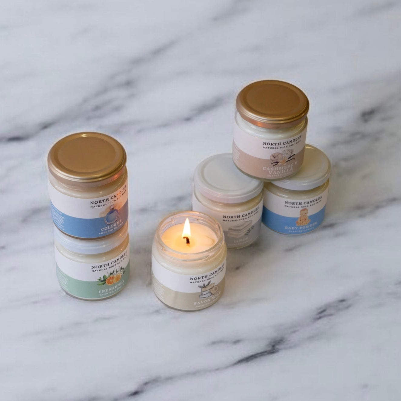 *NEW* Clean 6 x Candle Set (SAVE 25-30% OFF!)