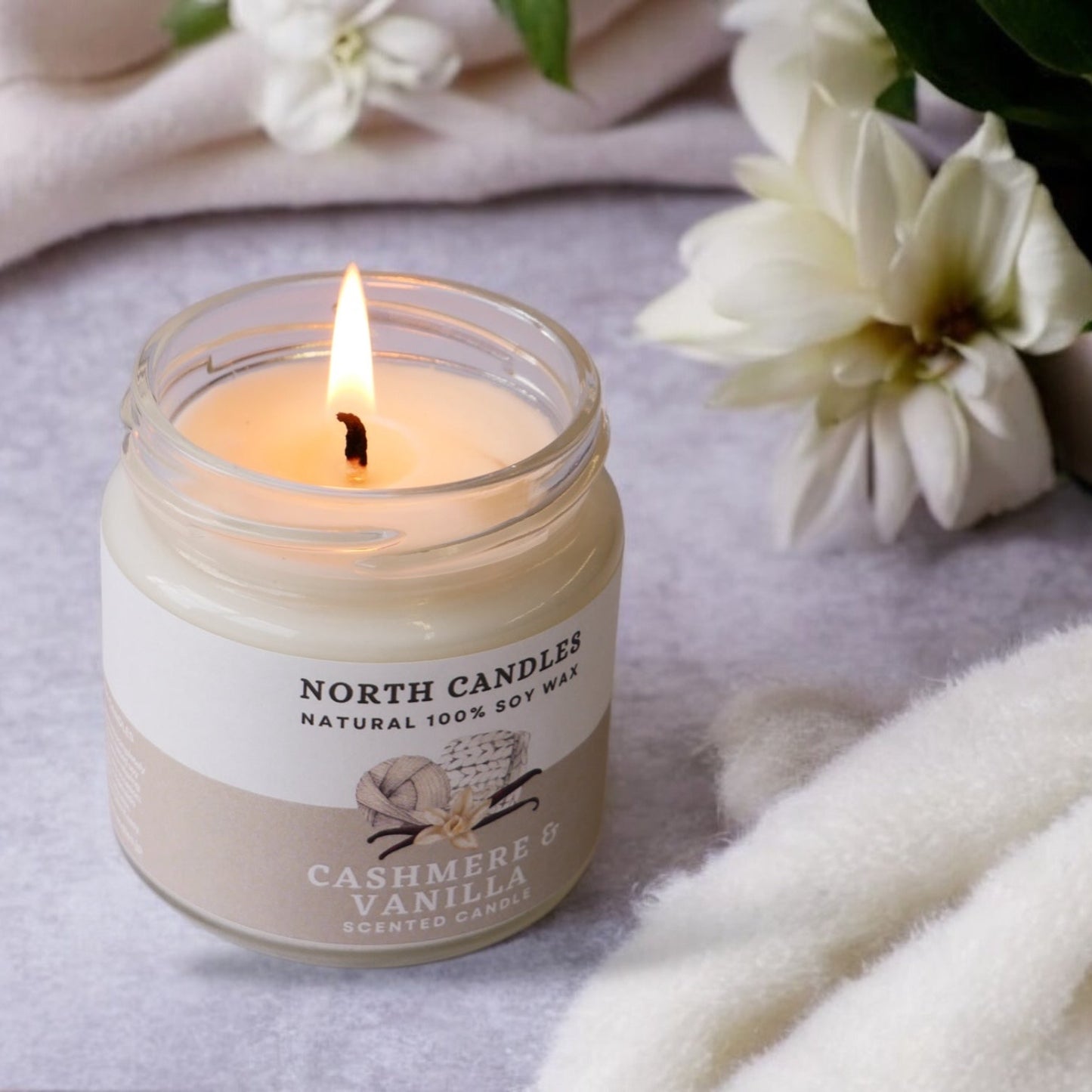 *NEW* Vanilla & Cashmere Scented Soy Candle