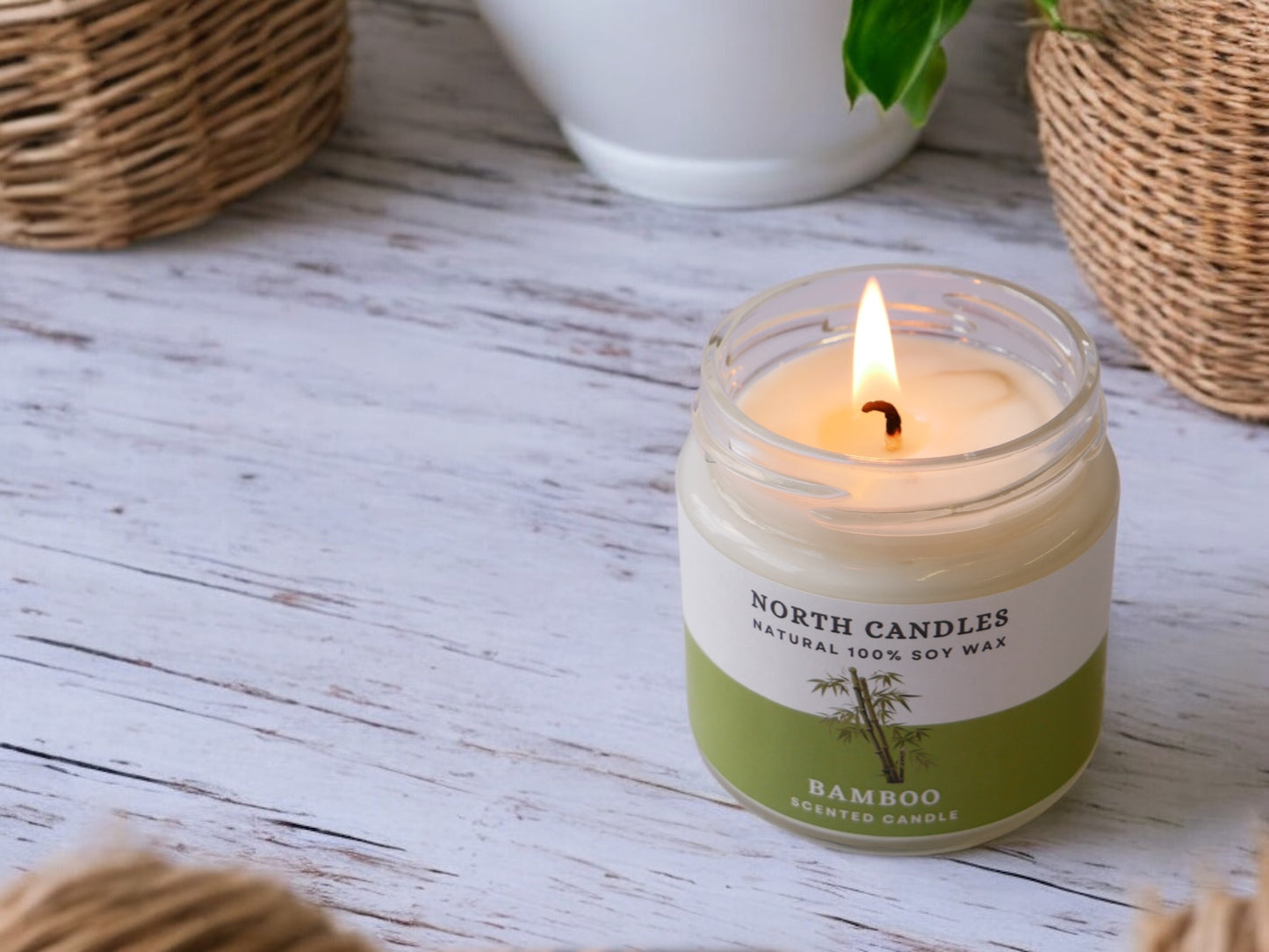 *NEW* Bamboo Scented Soy Candle