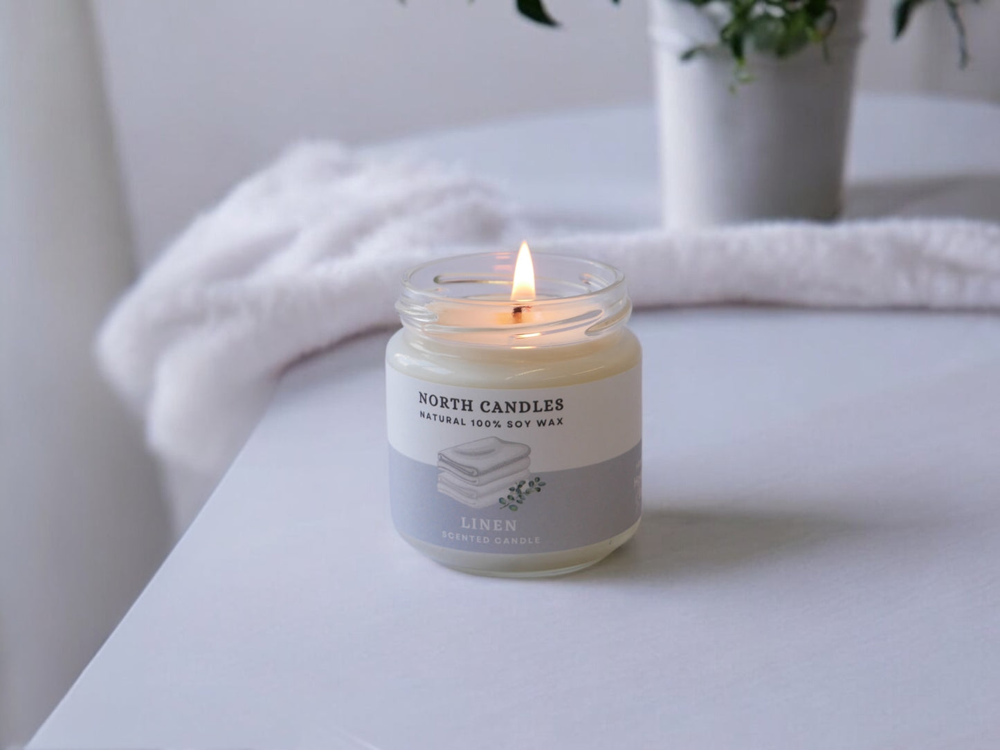 *NEW* Linen Scented Soy Candle