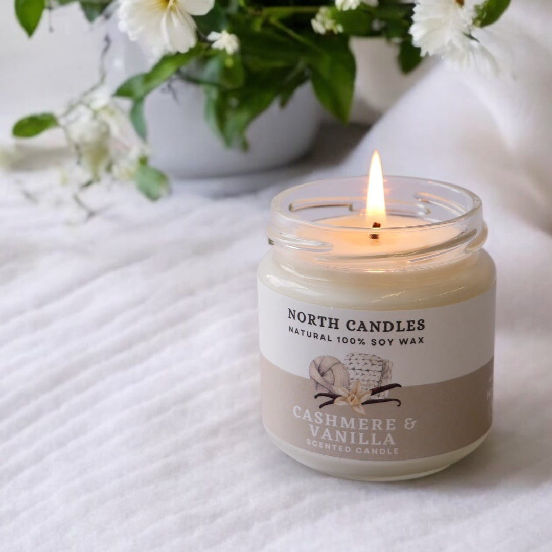 *NEW* Vanilla & Cashmere Scented Soy Candle