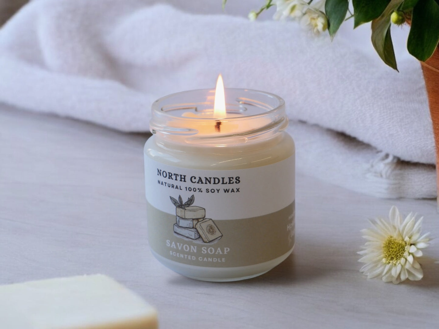 *NEW* Savon Soap Scented Soy Candle