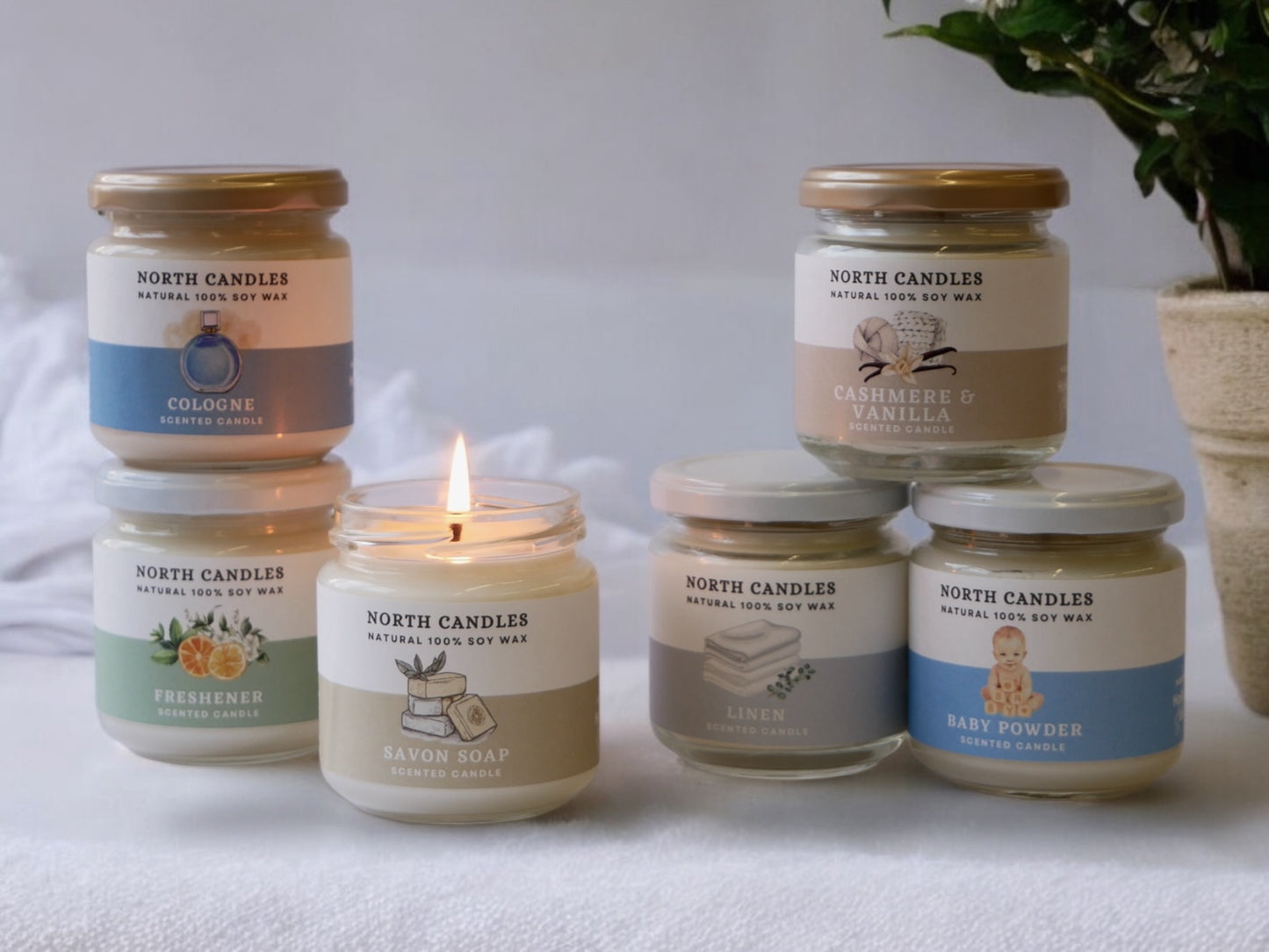 *NEW* Clean 6 x Candle Set (SAVE 25-30% OFF!)