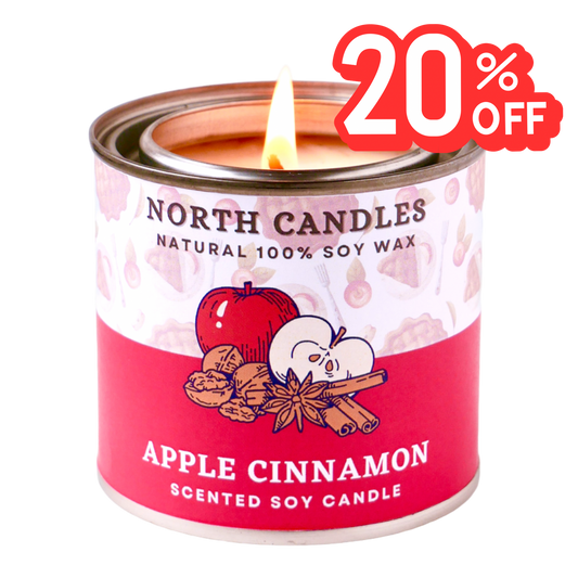 *Almost Gone* Apple Cinnamon Scented Candle (SAVE 20% SALE)