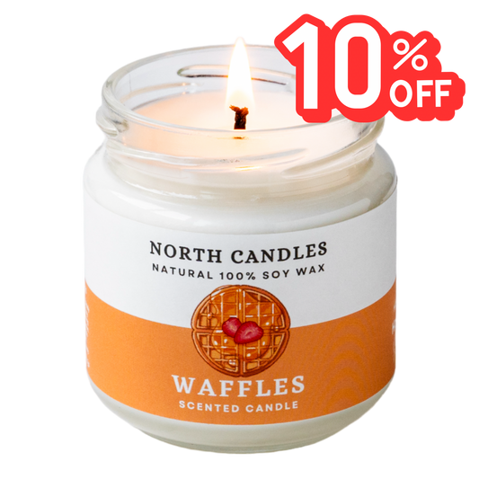 Waffles Scented Soy Candle (SAVE 10% SALE)