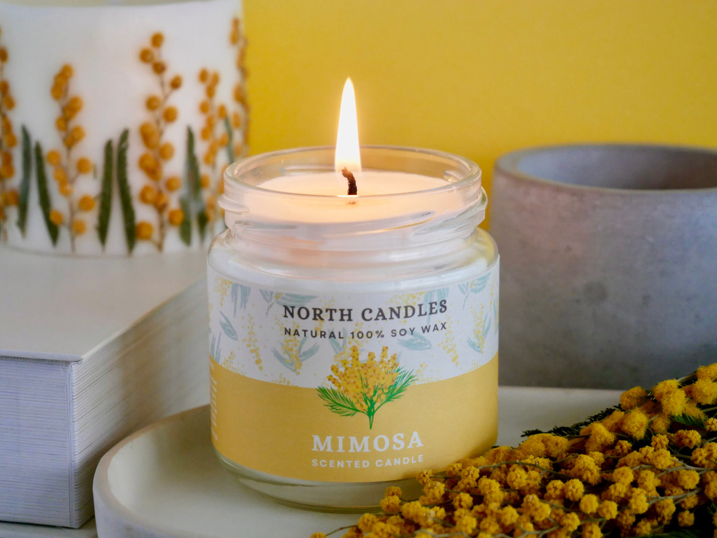 Mimosa Scented Soy Candle