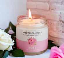 Load image into Gallery viewer, Rose Scented Soy Candle