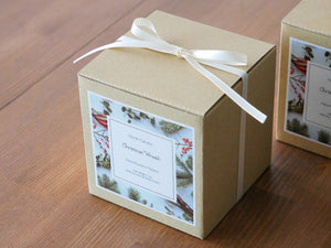 Seasonal Christmas Wreath Candle (Essential Oil Blend)