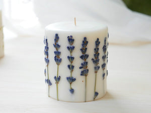 Lavender Scented Botanical Soy Candle