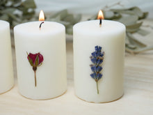 Load image into Gallery viewer, Lavender Scented Mini Pillar Candle