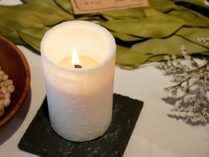 Unscented Soy Candle (Large with Wooden Wick)