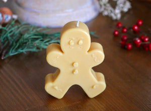 Seasonal Vanilla Scented Gingerbread Soy Candle