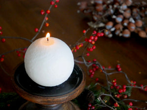 Unscented Soy Candle (Circle)