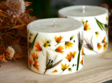 Load image into Gallery viewer, Botanical Scented Soy Pillar Candle