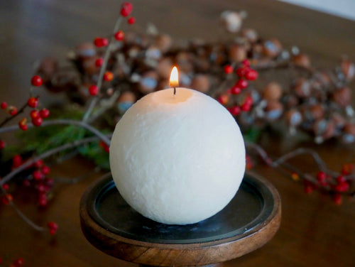 Unscented Soy Candle (Circle)