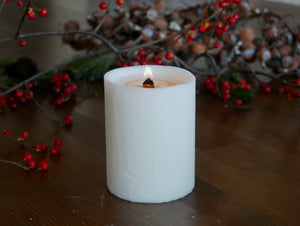 Unscented Soy Candle (Large with Wooden Wick)