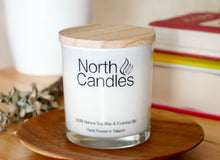 Load image into Gallery viewer, Eco-Friendly Refillable Essential Oil Soy Wax Candle - 6oz (20-25 Hour Burn Time)